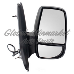 DOOR MIRROR RH POWER TEXTURED SHORT ARM 12 PIN CONNECTOR W/SIGNAL/BLIND SPOT/POWER FOLD FOR MEDIUM/HIGH ROOF