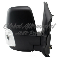 DOOR MIRROR RH POWER TEXTURED SHORT ARM 12 PIN CONNECTOR W/SIGNAL/BLIND SPOT/POWER FOLD FOR MEDIUM/HIGH ROOF