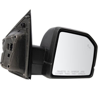 DOOR MIRROR RH POWER TEXTURED HTD W/SIGNAL/PUDDLE LAMP/SPOT LAMP/BLIND SPOT