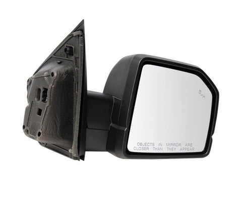 DOOR MIRROR RH POWER TEXTURED HTD W/SIGNAL/PUDDLE LAMP/SPOT LAMP/BLIND SPOT
