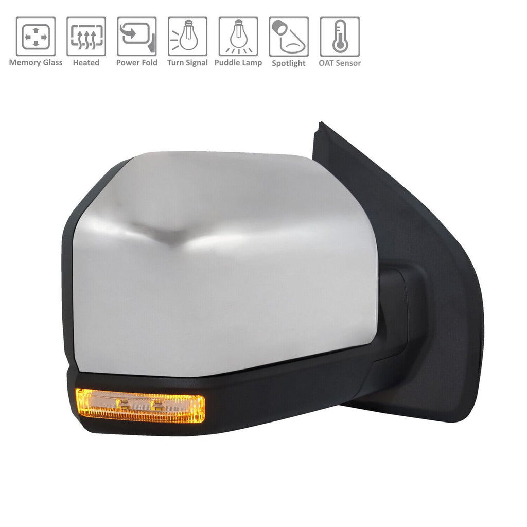 DOOR MIRROR RH POWER HTD W/MEMORY/PUDDLE LAMP/SPOTLAMP/SIGNAL