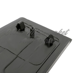 TAILGATE MOLDING LH UPPER BLACK