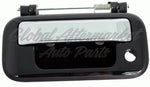 TAILGATE HANDLE CHROME/BLACK — photo 1