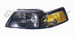 HEAD LAMP LH BLACK BEZEL HQ — photo 1