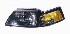 HEAD LAMP LH BLACK BEZEL HQ