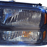 HEAD LAMP LH BLACK BEZEL W/HARLEY-DAVIDSON PKG CAPA