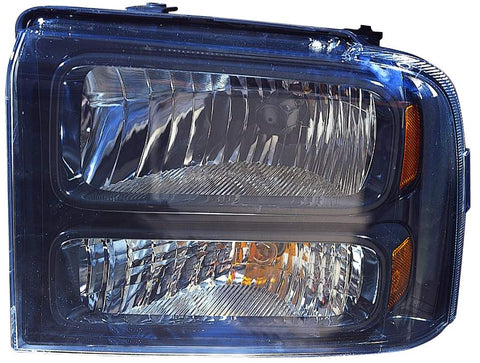 HEAD LAMP LH BLACK BEZEL W/HARLEY-DAVIDSON PKG CAPA