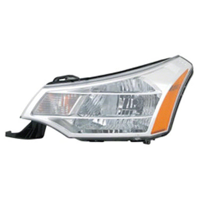 HEAD LAMP LH (BRIGHT CHROME TRIM) EXCLUDE 10-11 SES SDN MODEL CAPA