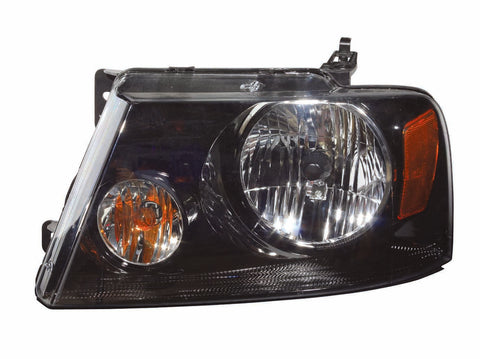 HEAD LAMP LH W/BLACK BEZEL HARLEY DAVIDSON MODEL HQ