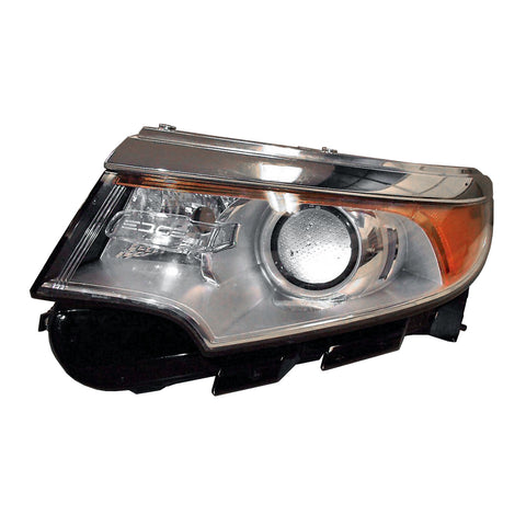 HEAD LAMP LH HALOGEN W/O SPORT W/O LOGO CHROME BEZEL HQ