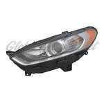 HEAD LAMP LH HALOGEN CHROME BEZEL / BLACK TRIM CAPA — photo 1