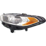 HEAD LAMP LH HALOGEN CHROME BEZEL / BLACK TRIM CAPA — photo 2