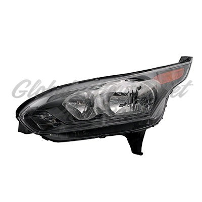 HEAD LAMP LH HALOGEN BLACK BEZEL VAN/WGN XL MODEL W/O ADAPTIVE LAMPS
