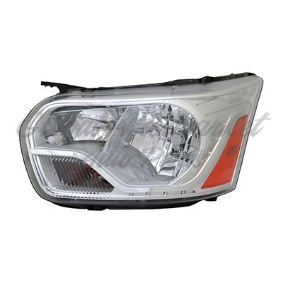 HEAD LAMP LH HALOGEN CHROME TRIM TO 9/2/15 W/O LOGO CAPA