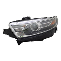 HEAD LAMP LH HALOGEN W/BLACK BEZEL PROJECTOR STYLE FROM 1/8/14 HQ