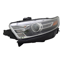 HEAD LAMP LH HALOGEN W/BLACK BEZEL PROJECTOR STYLE FROM 1/8/14 HQ