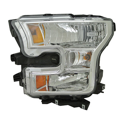 HEAD LAMP LH W/O SPECIAL EDITION PKG CHROME BEZEL REGULAR/CREW/EXTENDED CAB HQ