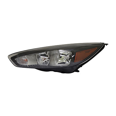 HEAD LAMP LH BLACK BEZEL W/O DRL SDN/HB