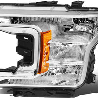 HEAD LAMP LH HALOGEN W/CHROME HOUSING FOR BASE MODELS FROM 12/17