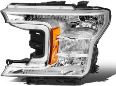 HEAD LAMP LH HALOGEN W/CHROME HOUSING FOR BASE MODELS FROM 12/17 HQ