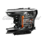 HEAD LAMP LH HALOGEN W/DARK HOUSING HQ — photo 1