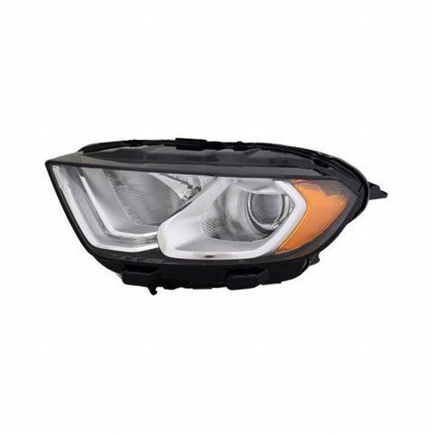 HEAD LAMP LH HALOGEN CHROME HOUSING W/DRL HQ