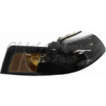 HEAD LAMP RH BLACK BEZEL HQ — photo 3