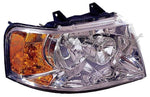 HEAD LAMP RH CHROME W/O OFF ROAD PKG HQ — photo 1