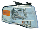 HEAD LAMP RH CHROME BEZEL HQ — photo 1