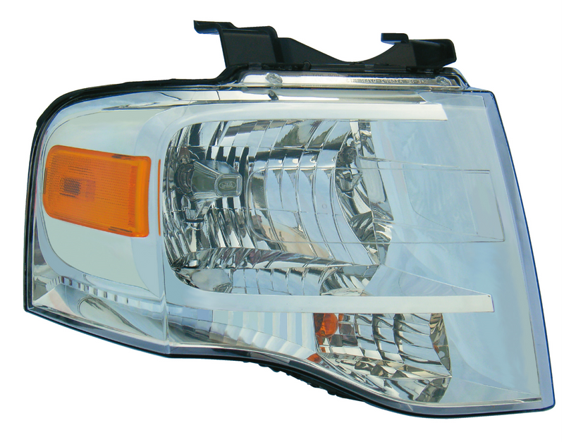 HEAD LAMP RH CHROME BEZEL HQ