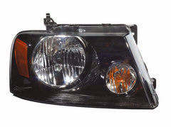 HEAD LAMP RH W/BLACK BEZEL HARLEY DAVIDSON MODEL CAPA