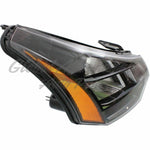 HEAD LAMP RH BLACK/CHROME TRIM CPE 09-10/SDN SES 10-11 CAPA — photo 4