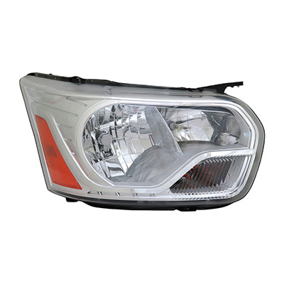 HEAD LAMP RH HALOGEN CHROME TRIM TO 9/2/15 W/O LOGO HQ