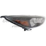HEAD LAMP RH BLACK BEZEL W/O DRL W/O LED SDN/HB HQ — photo 2