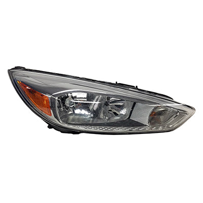 HEAD LAMP RH ALUMINUM BEZEL W/O DRL W/O LED SDN/HB