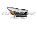 HEAD LAMP RH BLACK BEZEL W/LED SIGNATURE LAMPS HQ — photo 1