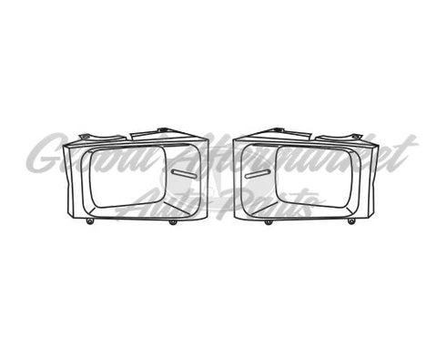 HEAD LAMP BRACKET LH SEALED BEAM TYPE