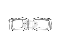 HEAD LAMP BRACKET RH SEALED BEAM TYPE
