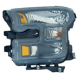 HEAD LAMP LH BLACK BEZEL EXTENDED/CREW CAB W/SPECIAL EDITION HQ