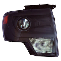 HEAD LAMP RH HID BLACK TRIM HQ