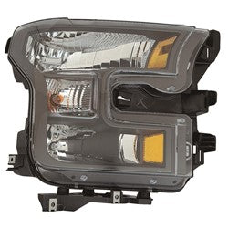 HEAD LAMP RH BLACK BEZEL EXTENDED/ CREW CAB W/SPECIAL EDITION HQ