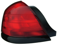 TAIL LAMP LH (BLACK MOULDING-2 BULB-RED) HQ