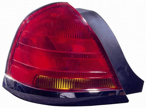TAIL LAMP LH (BLACK MOULDING SPORT-2 BULB-RED) HQ