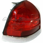 TAIL LAMP LH (CHROME MOULDING-2 BULB-RED) HQ — photo 3
