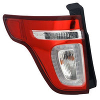 TAIL LAMP LH RED LENS W/LED CAPA