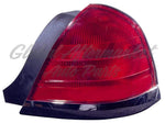 TAIL LAMP RH (BLACK MOULDING-2 BULB-RED) HQ — photo 1