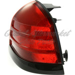TAIL LAMP RH (BLACK MOULDING-2 BULB-RED) HQ — photo 2