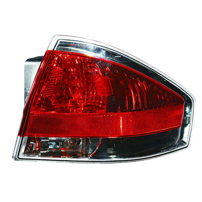 TAIL LAMP RH W/DARK SMOKED CHROME TRIM CPE/SES SDN CAPA