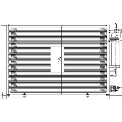 CONDENSER (3881) W/RECEIVER DRIER