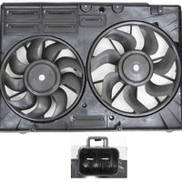 COOLING FAN ASSY FOR TURBOCHARGED VEHICLES W/2 BLADES